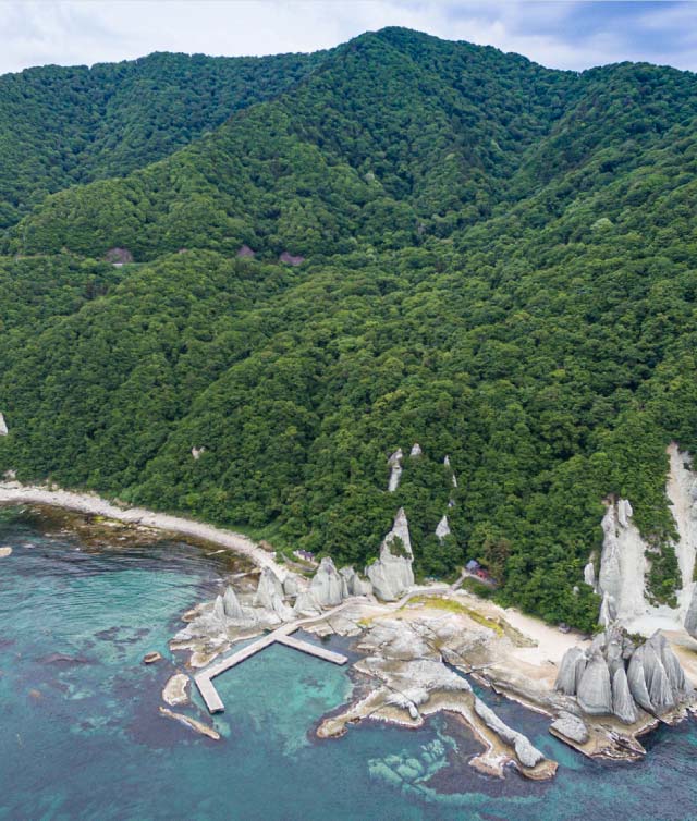 百色の青森　下北半島